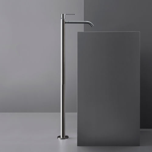 Washbasin mixer tap - INV08 - CEADESIGN - floor-mounted / stainless steel / bathroom