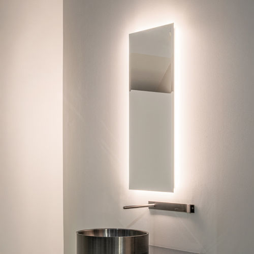 Wall-mounted bathroom mirror - MIR15 - CEADESIGN - contract / contemporary / rectangular