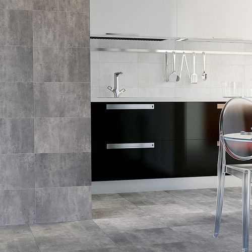 Ceramic tile - CIMENTO - CERTECA | Floor and Wall Ceramic Tiles - matte / indoor / living room