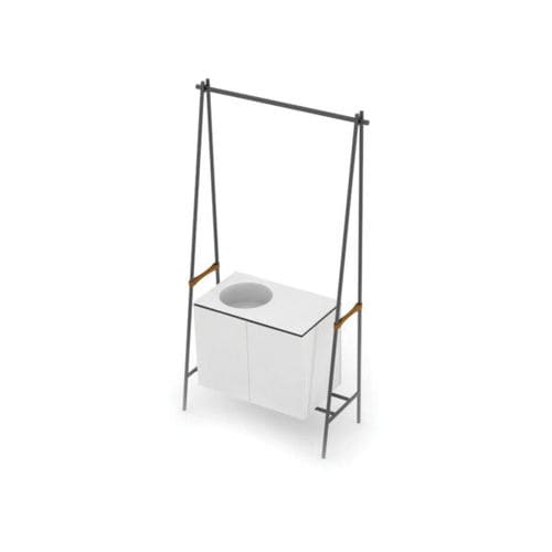 Double washbasin cabinet - ALTALENA - COLAVENE - free-standing / wooden / metal