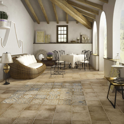 Porcelain stoneware tile - TERRE TOSCANE - COTTO TUSCANIA - indoor / outdoor / floor