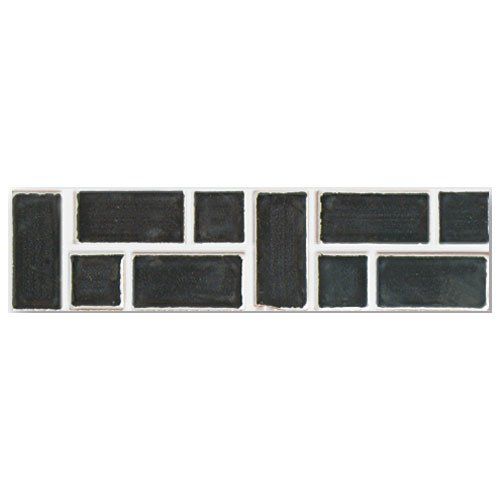 Ceramic mosaic tile - FALPAL&Agrave; - PENNELLATO NERO - DE MAIO FRANCESCO - indoor / wall / rectangular