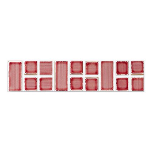 Ceramic mosaic tile - FRIVOLIT&Eacute; - PENNELLATO ROSA - DE MAIO FRANCESCO - indoor / wall / rectangular