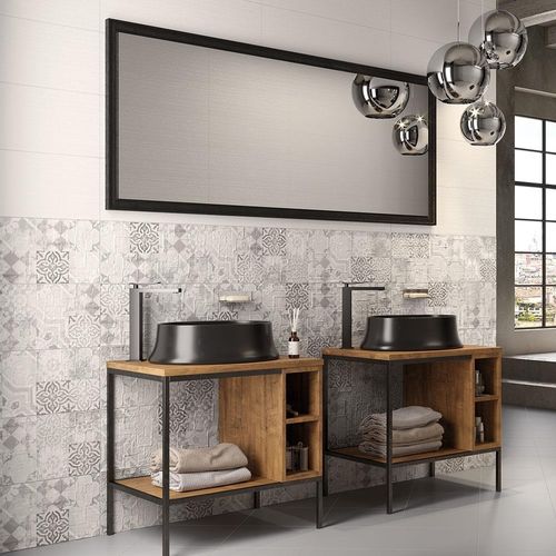 Porcelain stoneware tile - VERA - DOM CERAMICHE - polished / indoor / bathroom