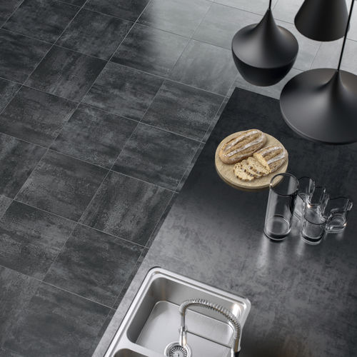 Kitchen tile - VILLENEUVE - DOMINO - floor / porcelain stoneware / 45x45 cm