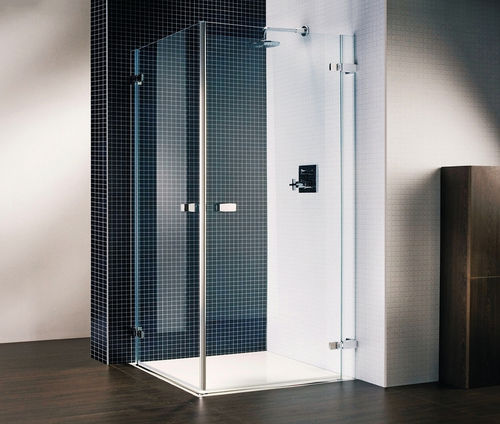 Glass shower - VETRA 3000: VT1 E - DUKA - with hinged door / rectangular