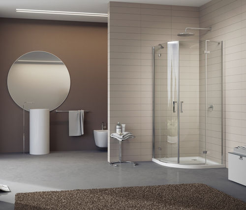 Swing shower screen - GALLERY 3000: GR2P - DUKA - corner