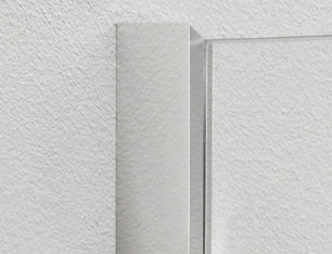 Swing shower screen - PURA R 5000: PR-TN2 L - DUKA - corner