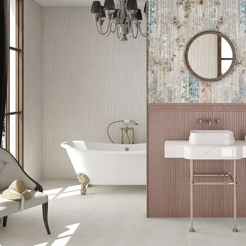 Porcelain stoneware tile - INDIGA LINES Q - DURSTONE - matte / kitchen / bathroom