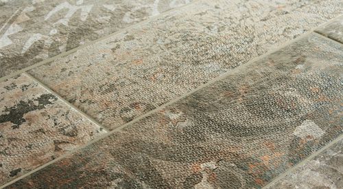 Porcelain stoneware tile - MARKS - ELIOS CERAMICA - aged / enameled / embossed