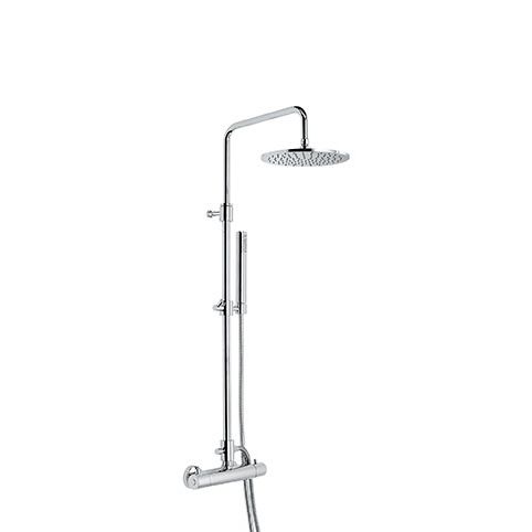 Thermostatic shower column - EDEN: 4530584 - EMMEVI RUBINETTERIE - wall-mounted / contemporary / with hand shower