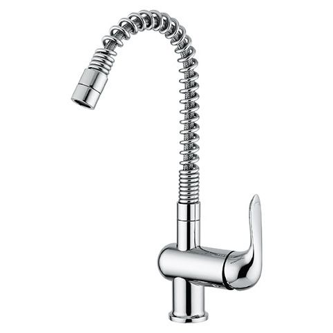 Countertop mixer tap - NECO: 91510 - EMMEVI RUBINETTERIE - chromed metal / kitchen / 1-hole