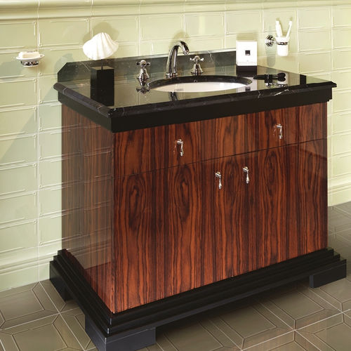 Freestanding washbasin THESAN ETRURIA lacquered wood / ceramic / traditional
