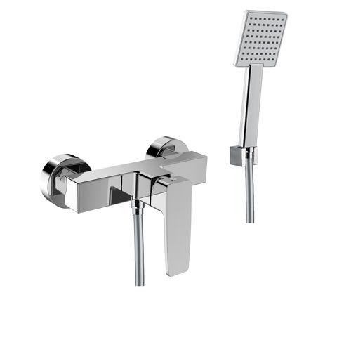 Wall-mounted shower set - 140CR4461 - FIORE RUBINETTERIE - contemporary / with hand shower / rain