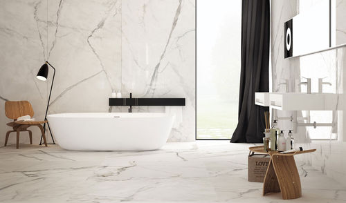 Porcelain stoneware tile - INFINITY - FONDOVALLE - matte / indoor / bathroom