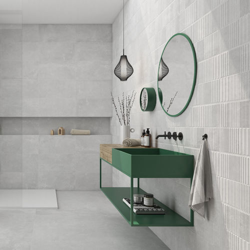 Porcelain stoneware tile - GROUND - GEOTILES - matte / textured / pearly finish