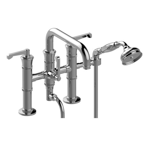 Bathtub doublehandle mixer tap E11659LM60B GRAFF deck mounted