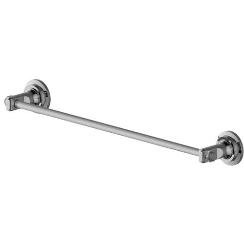 1-bar towel rack - E-19307 - GRAFF - wall-mounted / chromed metal / polished