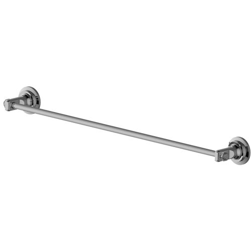 1-bar towel rack - E-19308 - GRAFF - wall-mounted / chromed metal / polished