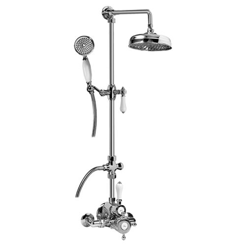 Wall-mounted shower set - ED2.01-LC1 - GRAFF - contemporary / commercial / with hand shower