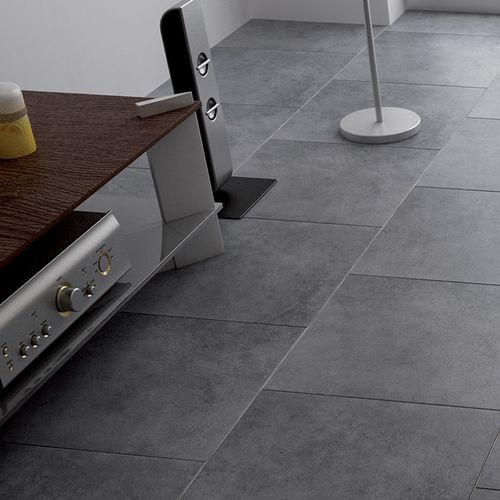 Porcelain stoneware tile - CEMENT - GRANISER CERAMICS - polished / living room / for floor