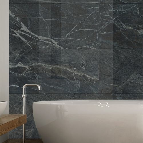 Porcelain stoneware tile - SEKOYA - GRANISER CERAMICS - polished / indoor / bathroom