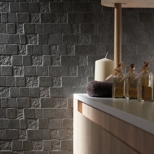 Porcelain stoneware tile - FRAGMENT - IBERO PORCELANICO - matte / natural finish / embossed