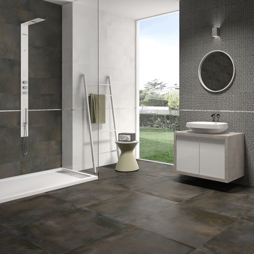 Porcelain stoneware tile - LEEDS - IBERO PORCELANICO - matte / natural finish / indoor