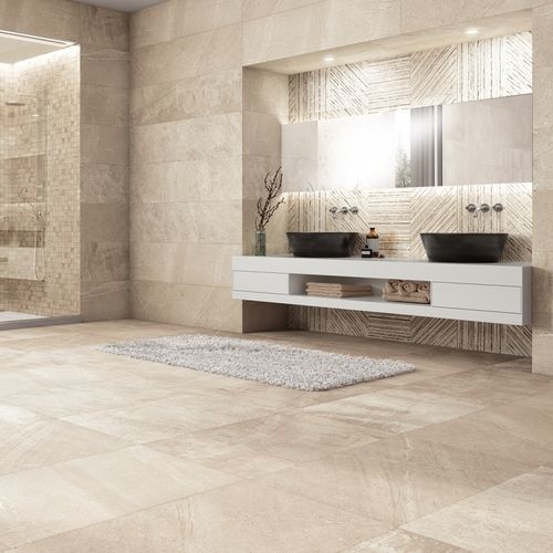 Porcelain stoneware tile - SUNSTONE - IBERO PORCELANICO - matte / natural finish / embossed