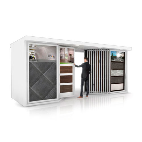 Wooden tile display rack - GEMA 48/100 - INSCA - panel / for shop