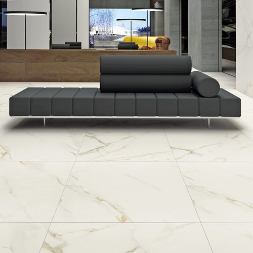 Porcelain tile - ROYAL CALACATTA - KUTAHYA SERAMIK - polished / enameled / indoor