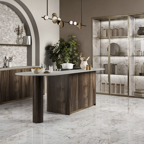 Porcelain stoneware tile - GEMSTONE  - LA FABBRICA AVA - high-gloss / indoor / living room