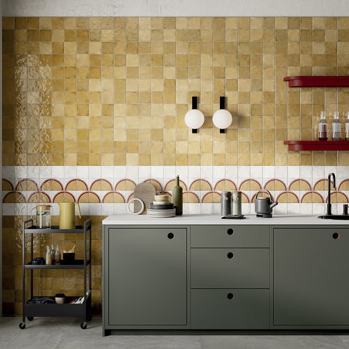 Ceramic tile - OCHER - LA FABBRICA AVA - high-gloss / matte / indoor