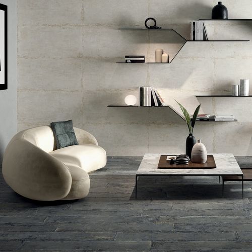 Porcelain stoneware tile - IVORY- SAGE - LA FABBRICA AVA - matte / indoor / bathroom