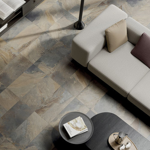 Porcelain stoneware tile - NATURAL - LA FABBRICA AVA - slate / matte / indoor
