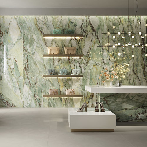 Porcelain stoneware tile - GREEN SKY  - LA FABBRICA AVA - polished / indoor / bathroom