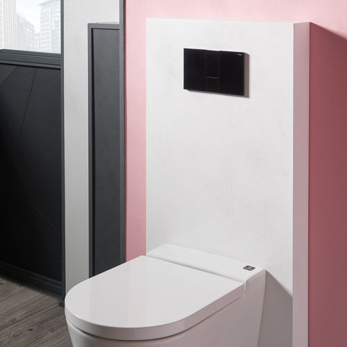 Wall-mounted toilet installation unit - ACQUABELLA - with toilet tank