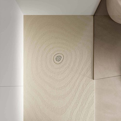 Rectangular shower base - NATUR WAVE - ACQUABELLA - extra-flat / resin / polyester