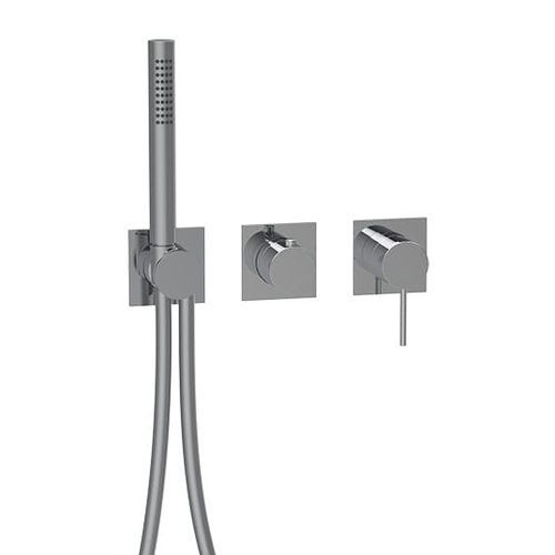 Shower mixer tap - E180192 - ALMAR - wall-mounted / metal / bathroom