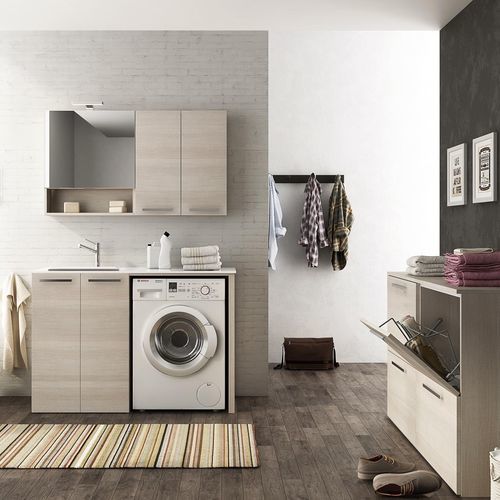 Laundry room cabinet - ULC11 - LEGNOBAGNO