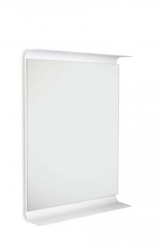 Wall-mounted bathroom mirror - CURVÀ : 5689.09  - LINEABETA - contemporary / rectangular / with shelf