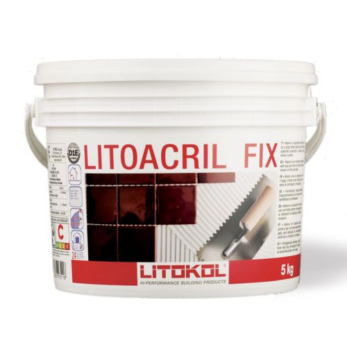 Fixing adhesive paste - LITOACRIL FIX - LITOKOL - plaster / for cement / for concrete