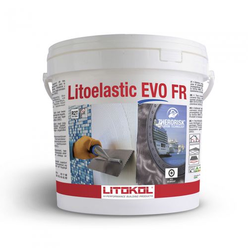 Fixing adhesive paste - LITOELASTIC EVO FR - LITOKOL - plaster / for ...