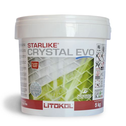 Acid-resistant mortar - STARLIKE CRYSTAL EVO - LITOKOL - jointing / for tile / epoxy