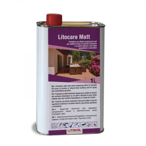 Stone water repellent treatment - LITOCARE MATT - LITOKOL - for tile / for cement / UV-resistant