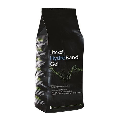 Elastic sealant - HYDROBAND GEL - LITOKOL - polymer-based / leak-proofing / adhesive