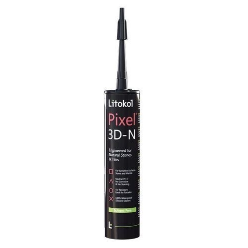 Stain-proof sealant - PIXEL&reg; 3D-N - LITOKOL - elastic / silicone resin / leak-proofing