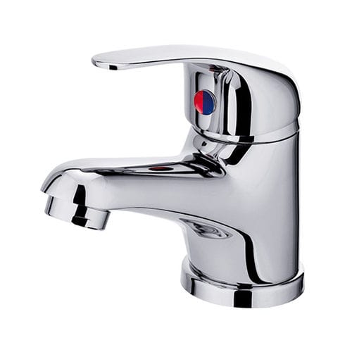 Washbasin mixer tap - SHARK: F 09000101 - MARCO MAMMOLITI - countertop / metal / bathroom