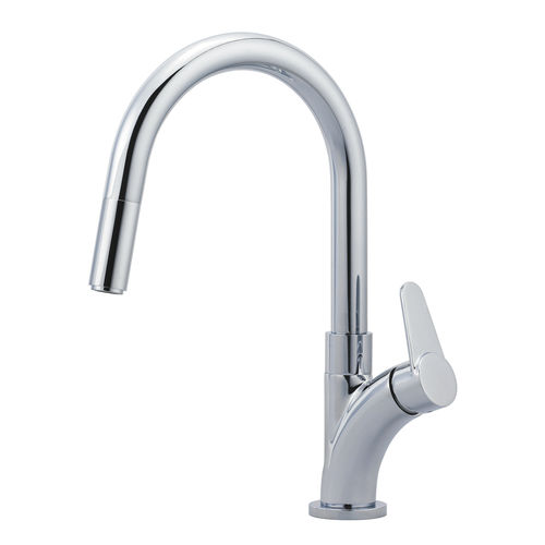 Countertop mixer tap - DINKAFIX: F 02601701 - MARCO MAMMOLITI - metal / kitchen / 1-hole