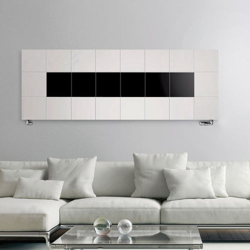 Hot water radiator - FRAME - MARGAROLI - 0...500 w / contemporary / metal